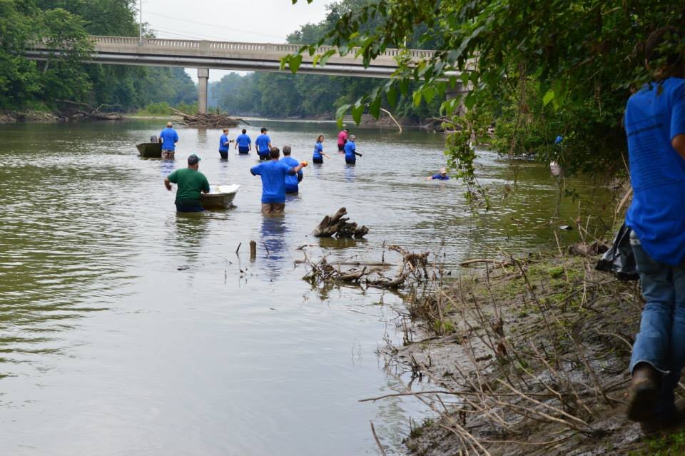 River cleanup project